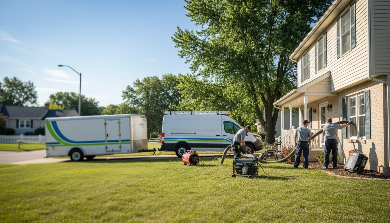 Flooded Basement Restoration And Cleanup With Repair in Sioux Center, IA near me